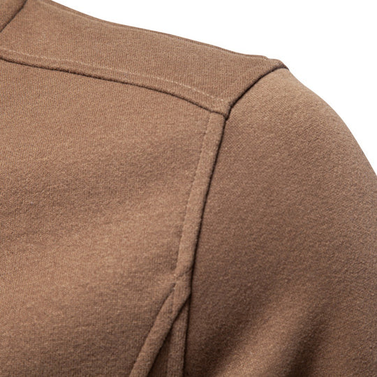Herren Troyer-Pullover mit kurzem Reißverschluss und Stehkragen Shop Nory