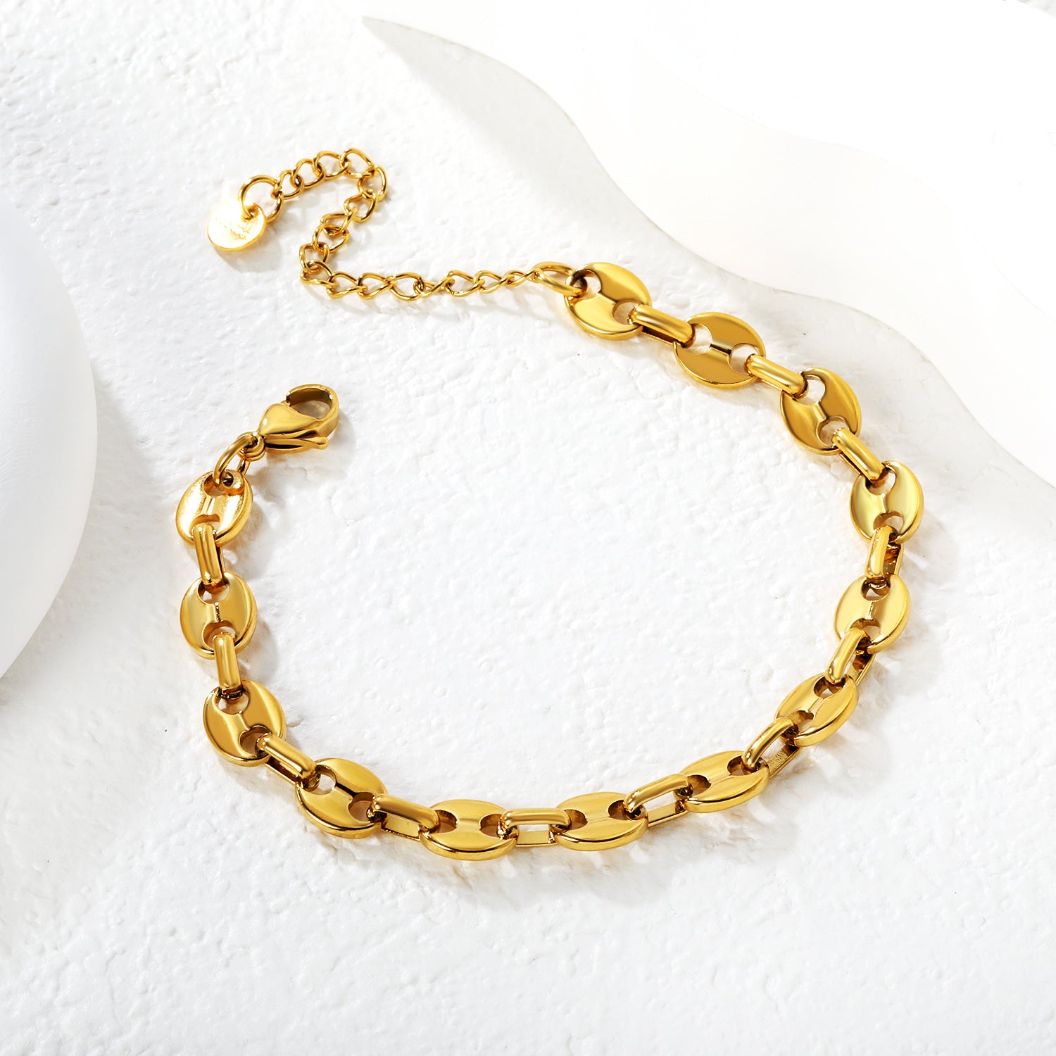 Damen Armband mit Muschel-Motiven aus hochwertigem Edelstahl Shop Nory