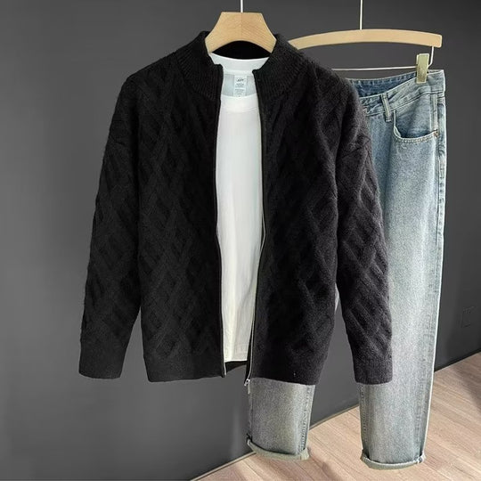 Damen Strickjacke mit elegantem Zopfmuster Shop Nory