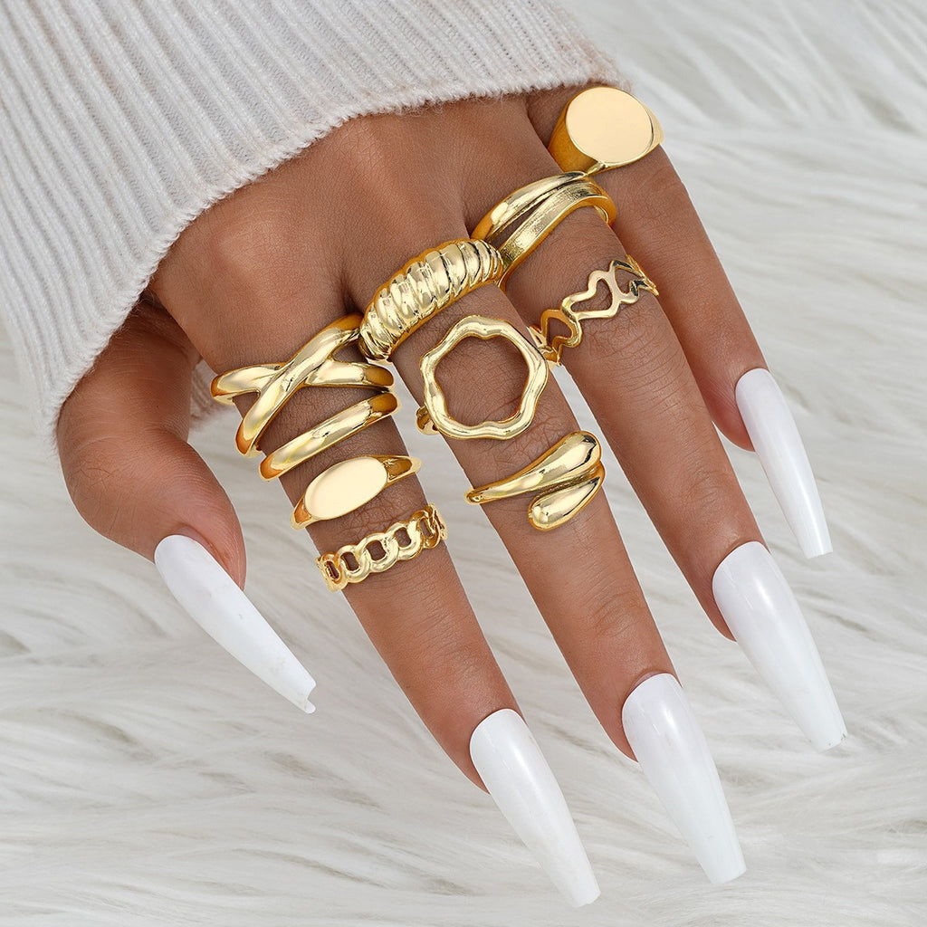 Damen Ring-Set mit kunstvollen und skulpturalen Designs Shop Nory