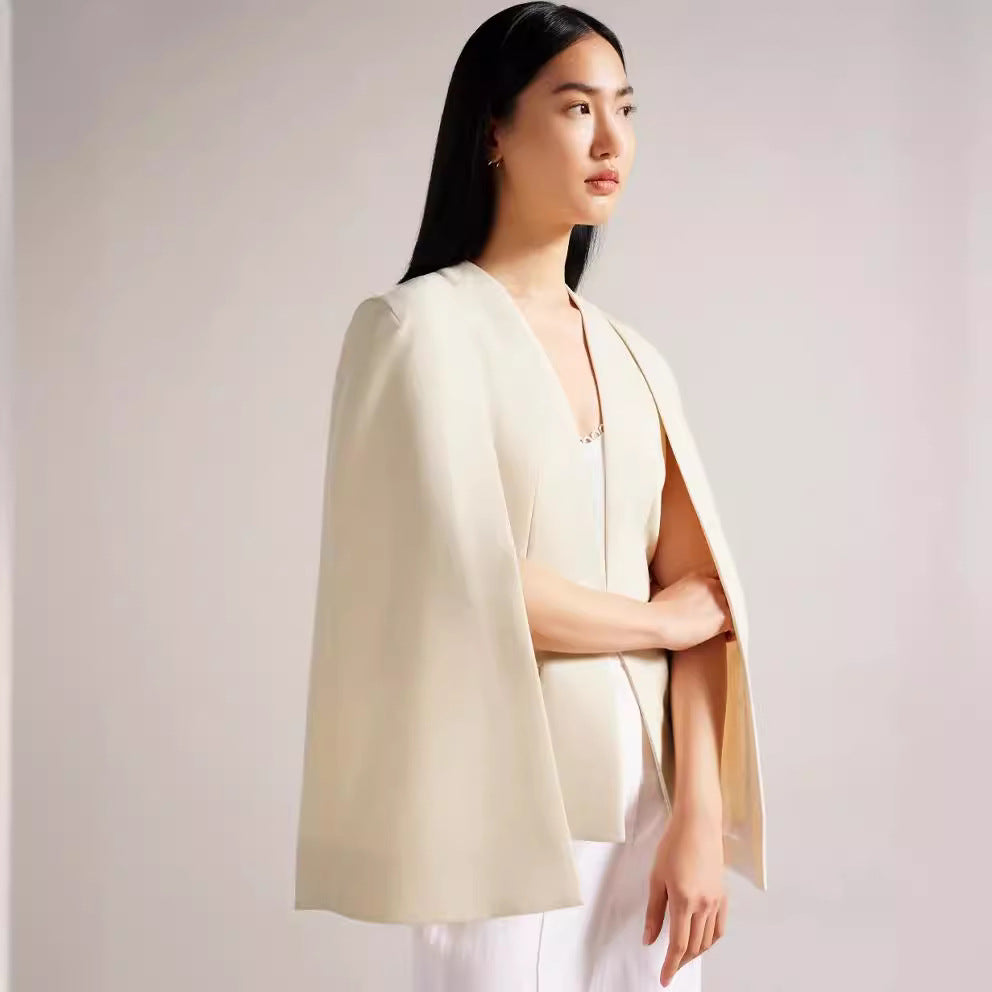 Damen kimonoinspirierter Cape‑Blazer im fließenden Tailoring‑Look Shop Nory