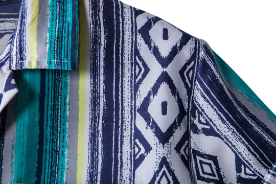 Herren Kurzarmhemd mit einzigartigem tribal-inspiriertem Design Shopnory