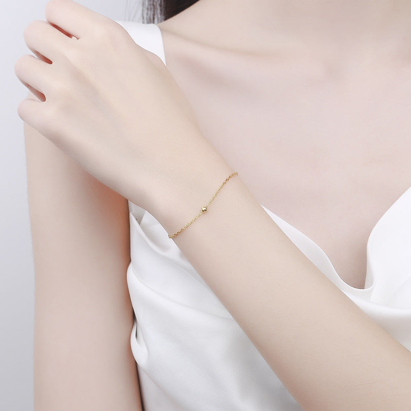 Damen zartes Armband mit filigranen Kugeldetails Shop Nory