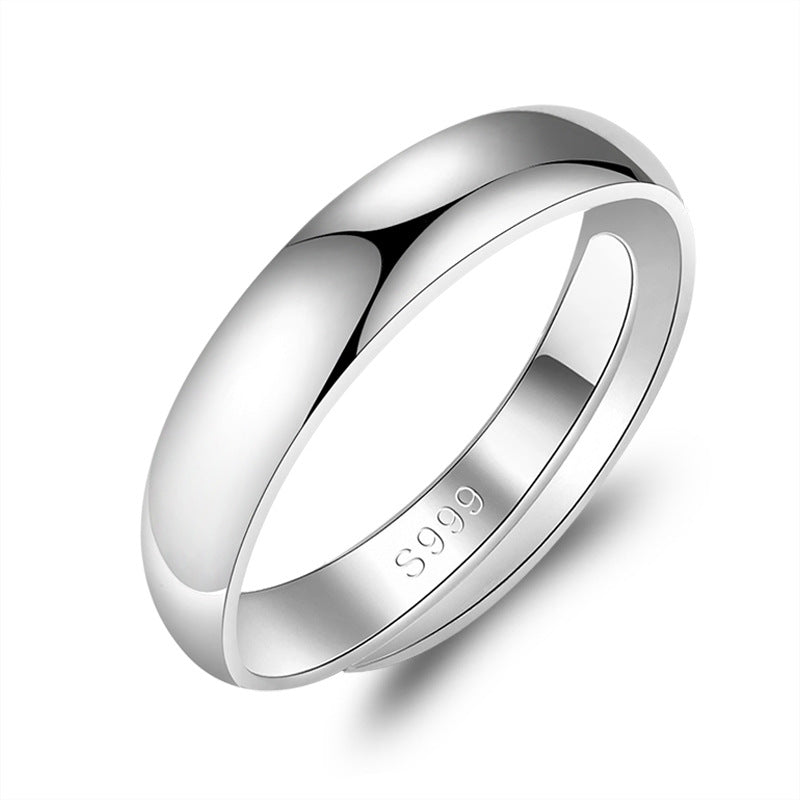 Damen Hochwertiger, glatter Edelstahlring Shop Nory