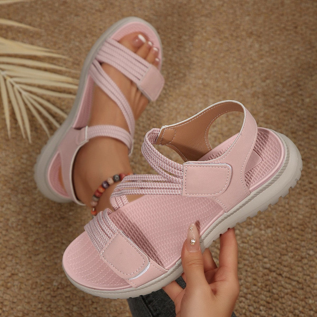 Damen Komfortable Freizeitsandalen mit verstellbarem Riemendesign