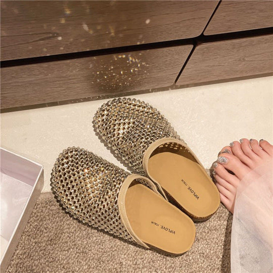 Damen Sandalen mit glitzerndem Design von