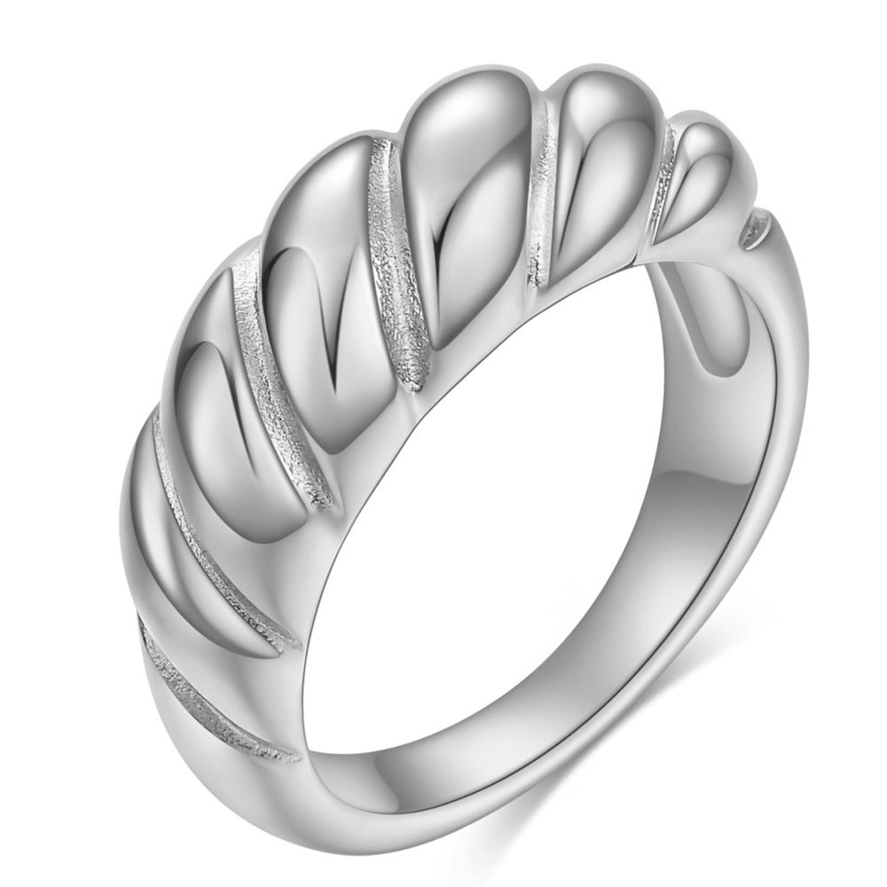 Damen Ring mit elegantem, geschwungenem Design Shop Nory