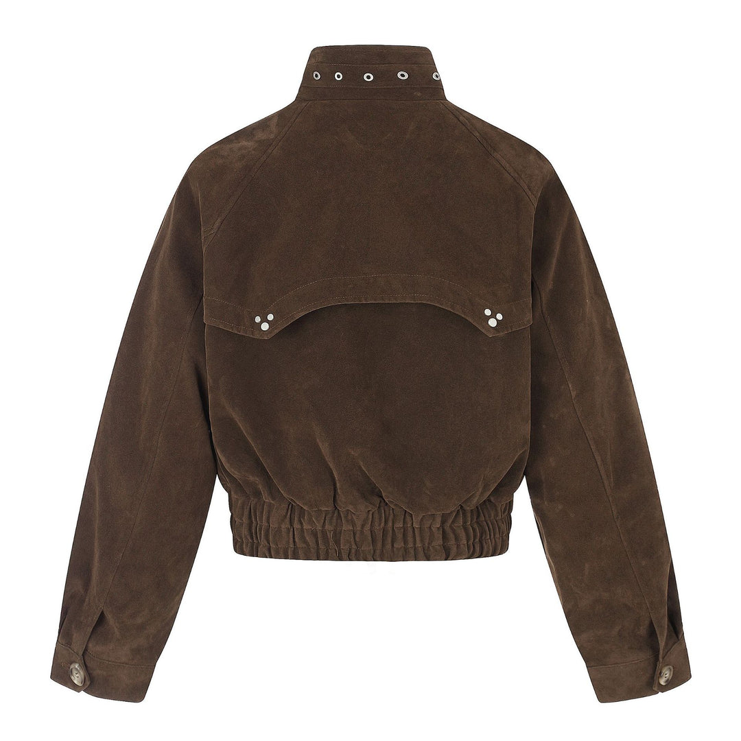 Herren Veloursleder‑Bomberjacke im Pilotenstil Shop Nory