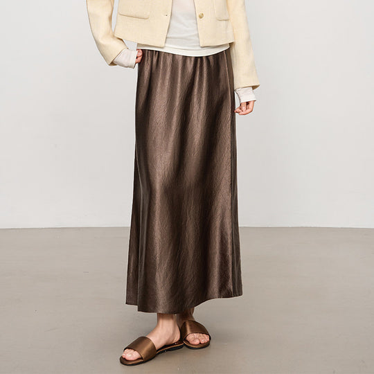 Damen Eleganter Maxirock aus hochwertigem Chiffon Shop Nory