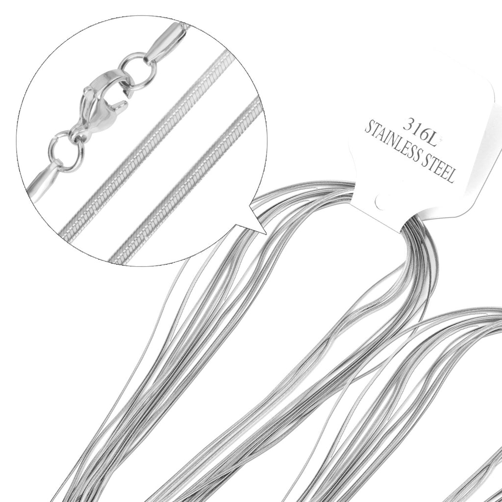 Damen Edelstahl Halskette mit elegantem Kettendesign und verstellbarem Verschluss Shop Nory