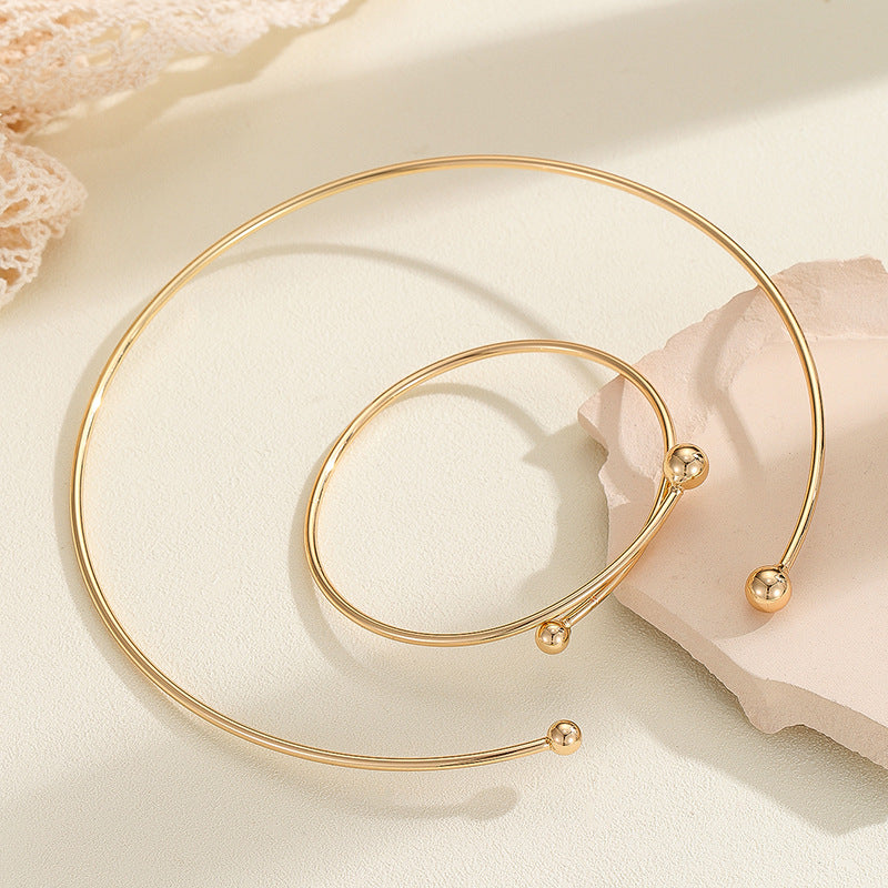 Damen Schmuckset aus hochwertigem, elegantem Metall Shop Nory