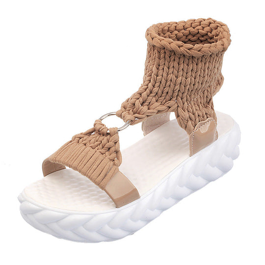 Damen Bequeme Kork-Sandalen mit innovativem Design und rutschfester Sohle