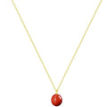 Damen Halskette mit hochwertigem Anhänger aus Edelstein Shop Nory