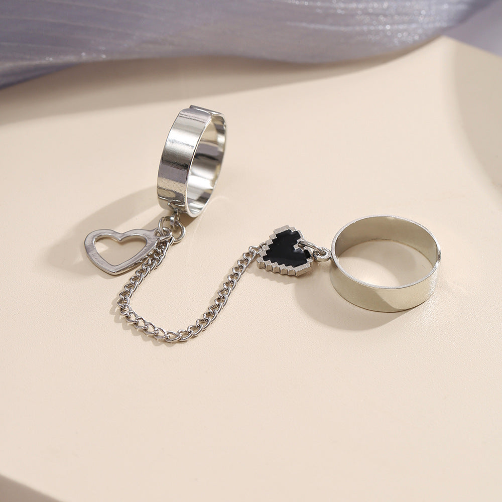 Damen modischer Ring mit verspieltem Schmetterlingsdesign und funkelndem Element Shop Nory