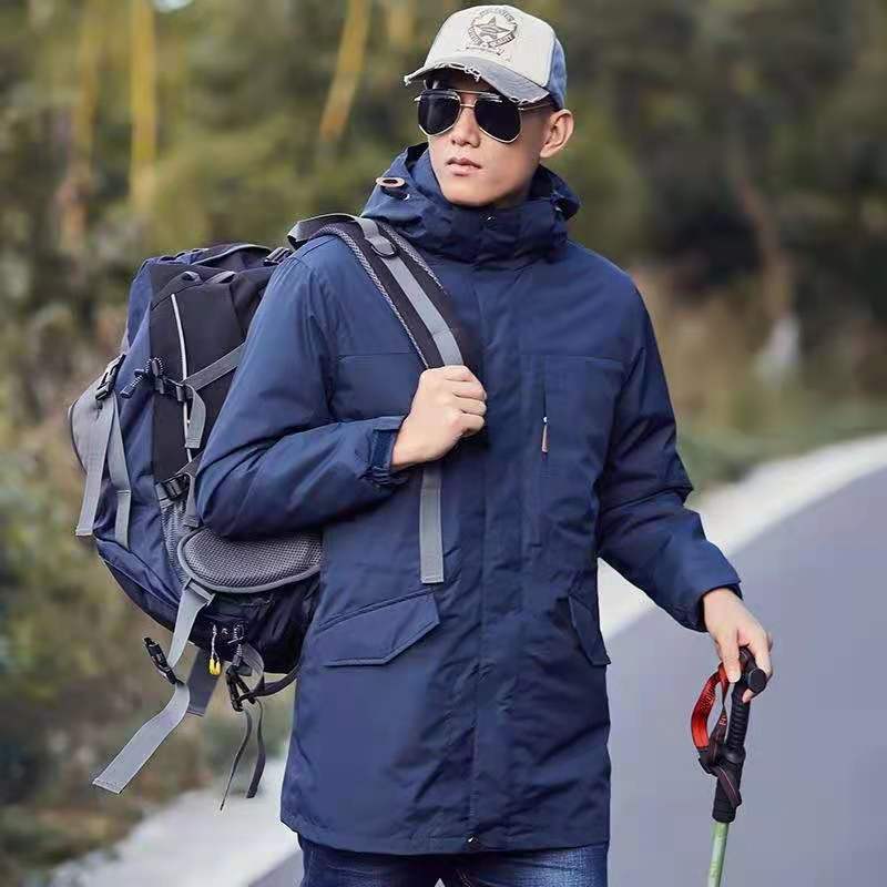 Damen leichter wasserabweisender Parka mit Kapuze und funktionalen Taschen Shop Nory