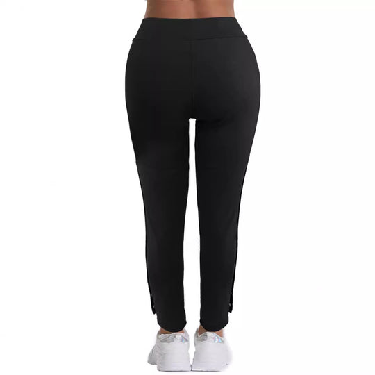 Damen High‑Waist Stretch‑Leggings mit Cargo‑Taschen und Druckknopfdetail Shop Nory