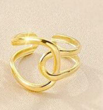 Damen Ring im kunstvollen, gewundenen Design Shop Nory