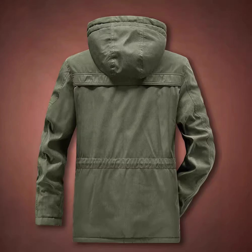 Herren Winterparka mit Teddyfell-Innenfutter und Kapuze Shop Nory