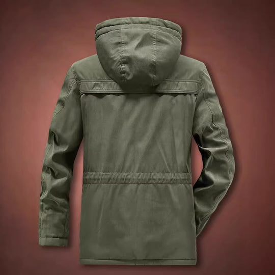 Herren Winterparka mit Teddyfell-Innenfutter und Kapuze Shop Nory