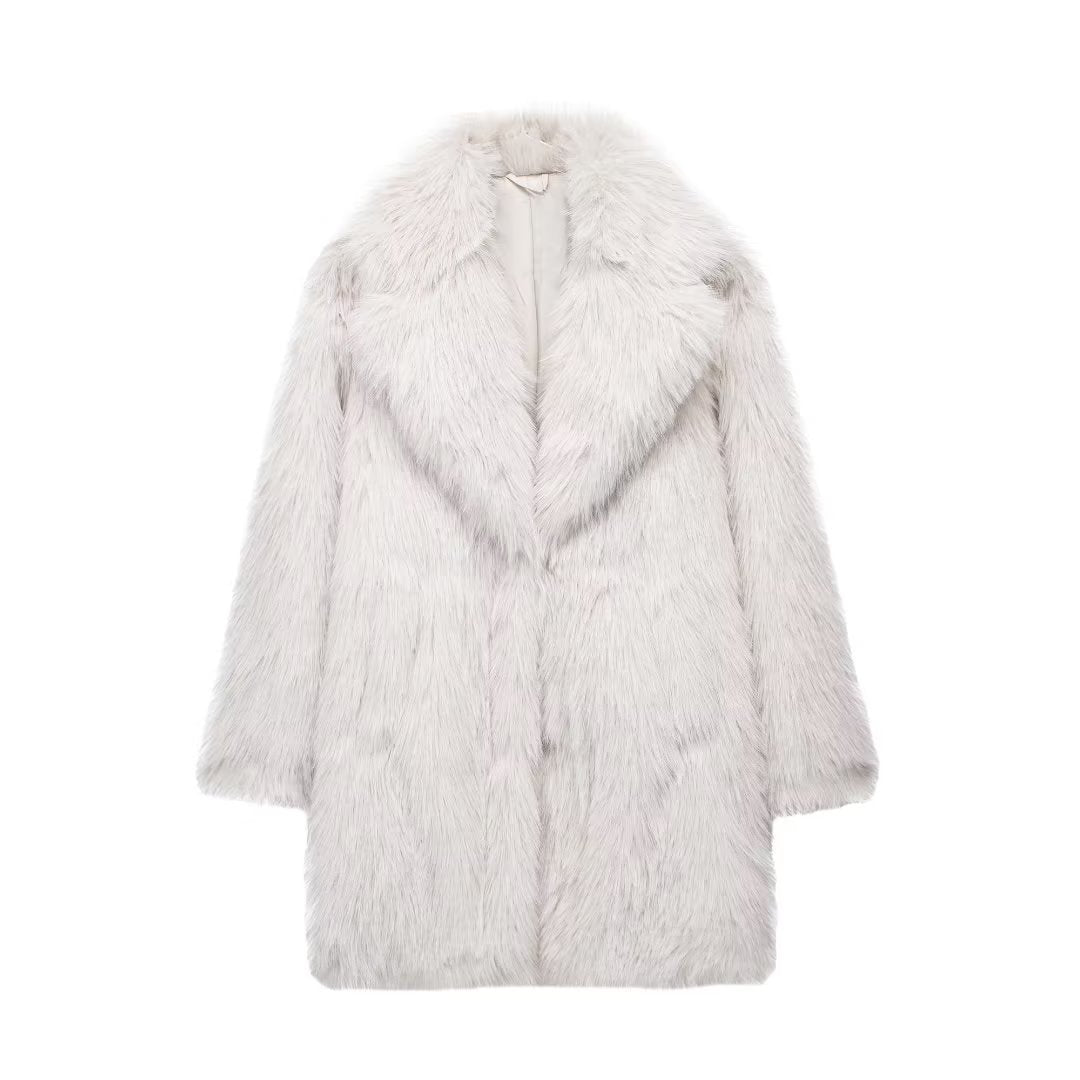 Damen Kurzjacke aus voluminösem Hochflor‑Kunstpelz mit Oversize‑Silhouette Shop Nory