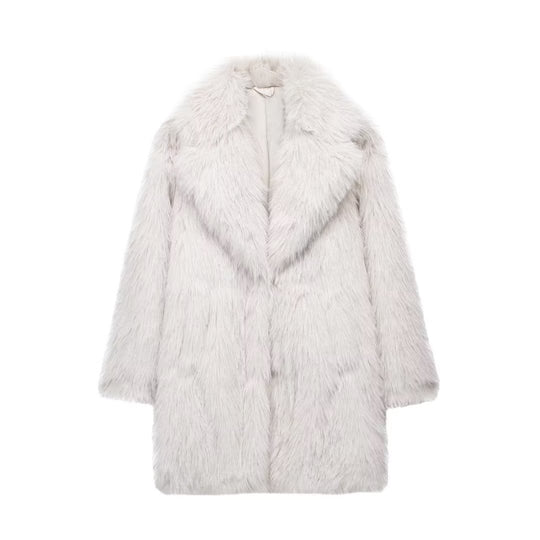 Damen Kurzjacke aus voluminösem Hochflor‑Kunstpelz mit Oversize‑Silhouette Shop Nory