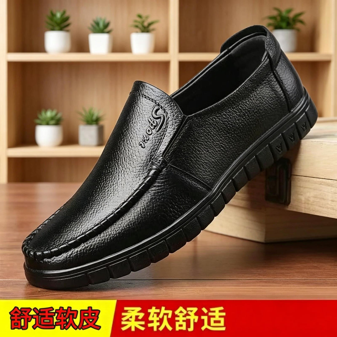 Herren Bequeme Lederslipper Shop Nory