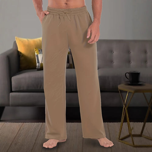 Herren Elastische Relax-Hose mit Kordelzug und weitem Bein Shop Nory