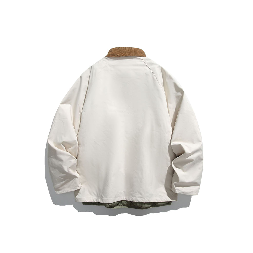 Herren Winddichter Blouson mit Cordkragen und herausnehmbarer Stepp-Innenseite Shop Nory