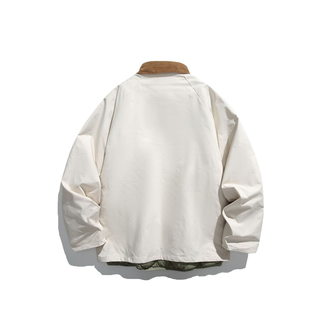 Herren Winddichter Blouson mit Cordkragen und herausnehmbarer Stepp-Innenseite Shop Nory
