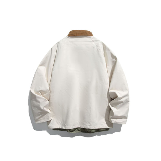 Herren Winddichter Blouson mit Cordkragen und herausnehmbarer Stepp-Innenseite Shop Nory