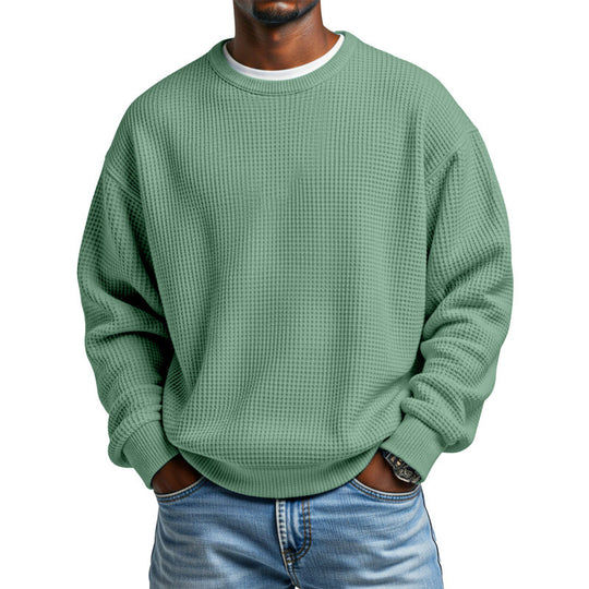 Herren Bequemer Sweatpullover mit Waffelstruktur Shop Nory
