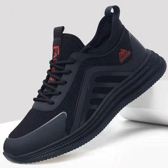 Herren Minimalistischer Urban-Lauftrainer mit gerippter Plateausohle und nahtlosem Mesh-Upper Shop Nory