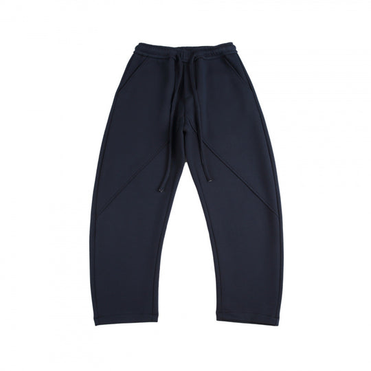 Unisex Weite Tech-Jogginghose mit diagonalem Nahtdesign, Elastikbund und Tunnelzug Shop Nory