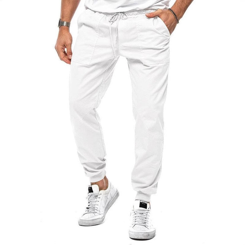 Herren Cargo-Jogginghose mit elastischem Bund und praktischen Taschen