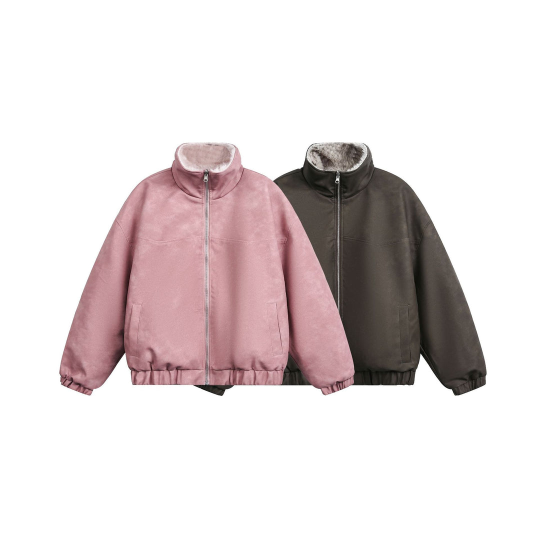 Herren Boxy‑Bomber im Aviatorstil mit faux‑Fur Innenfutter und hohem Stehkragen Shop Nory