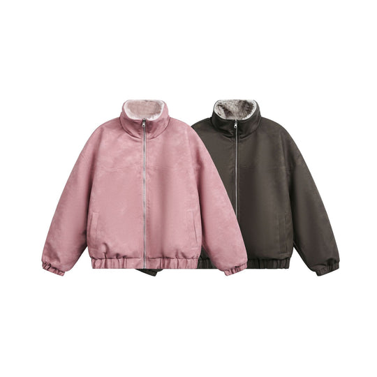 Herren Boxy‑Bomber im Aviatorstil mit faux‑Fur Innenfutter und hohem Stehkragen Shop Nory