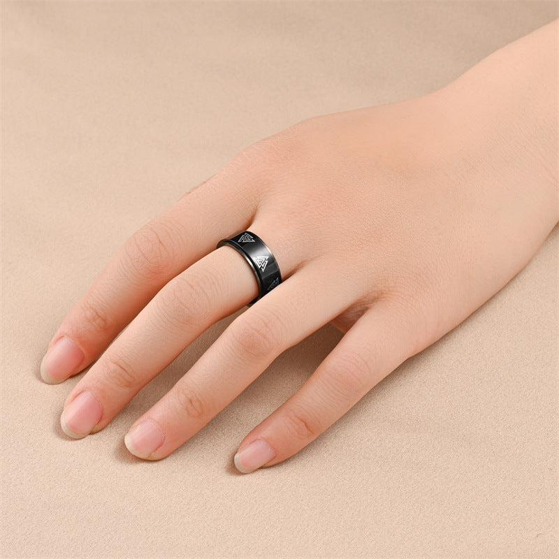 Herren Ring mit kunstvollem, graviertem Motivausschnitt Shop Nory