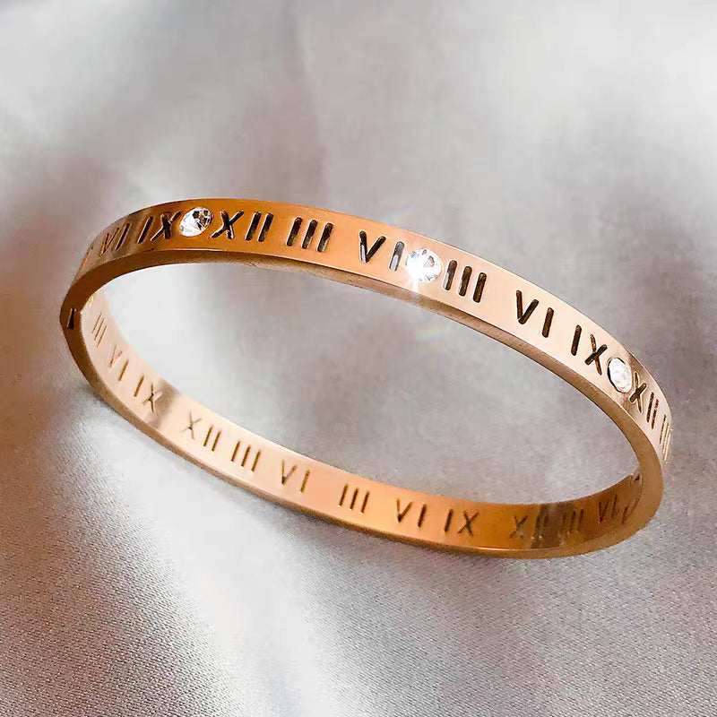 Damen Elegante Gravierte Armreif Bracelet Shop Nory