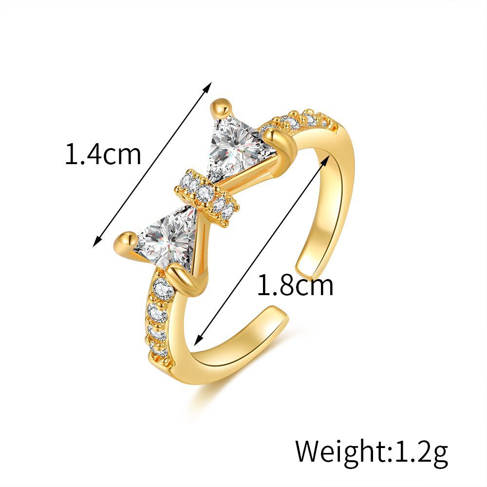 Damen eleganter Solitärring mit funkelnden Zirkonia-Steinen Shop Nory