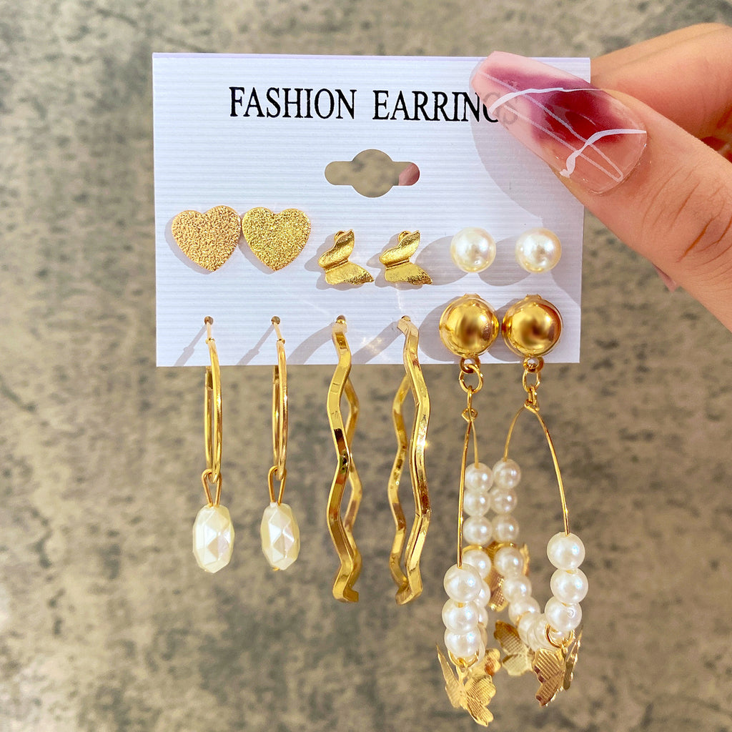 Damen Ohrringe Set mit vielfältigen Designs und modernen Akzenten Shop Nory