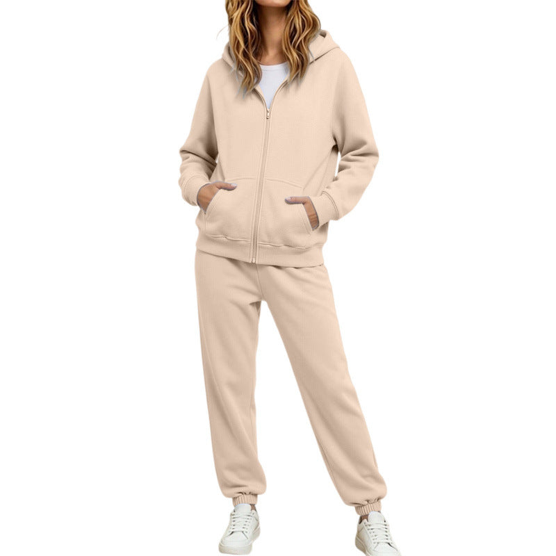 Damen Komfortabler Kapuzenpullover und Jogginghose Set Shop Nory