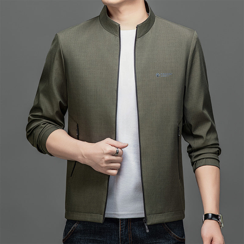 Herren Modische Sportjacke mit Stehkragen Shop Nory