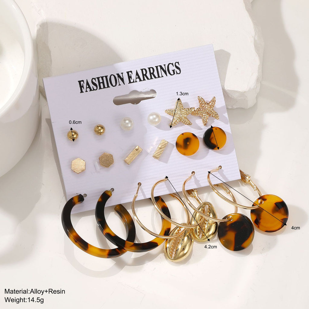 Damen Ohrstecker Set mit vielfältigen Designs und eleganten Akzenten Shop Nory