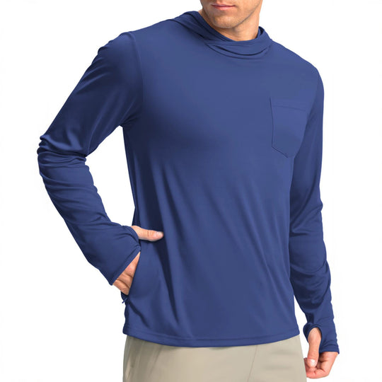 Herren Funktionsshirt mit Kapuze und Taschen