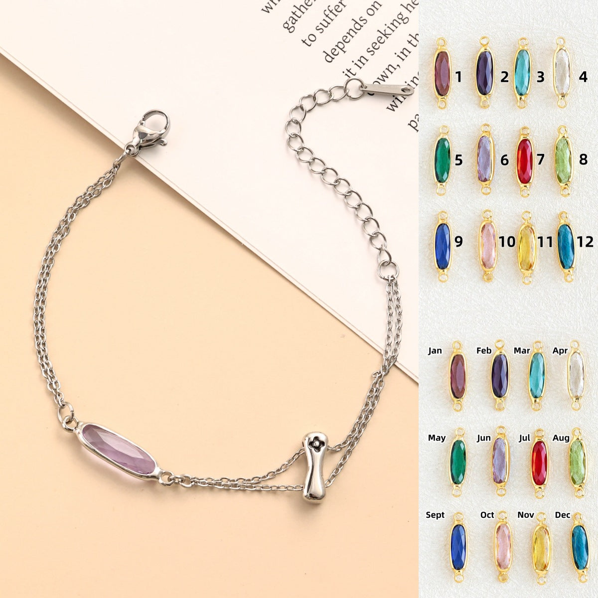 Damen Armbanduhr mit facettiertem Kristall und eleganter Schließe Shop Nory