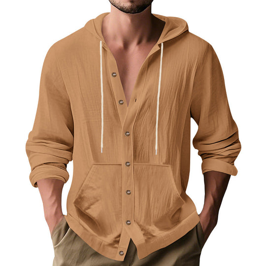 Herren lässige Sommerjacke mit Kapuze