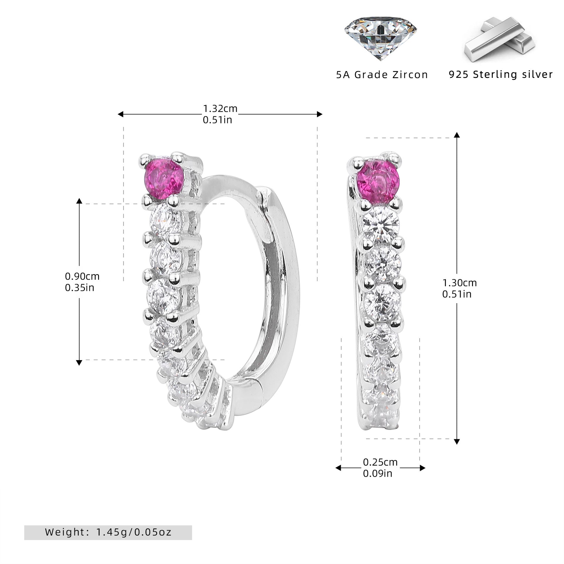 Damen Ohrhänger mit funkelnden Zirkonia und elegantem Goldfinish Shop Nory
