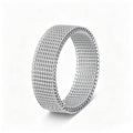 Damen Mesh Armreif aus hochwertigem Edelstahl Shop Nory