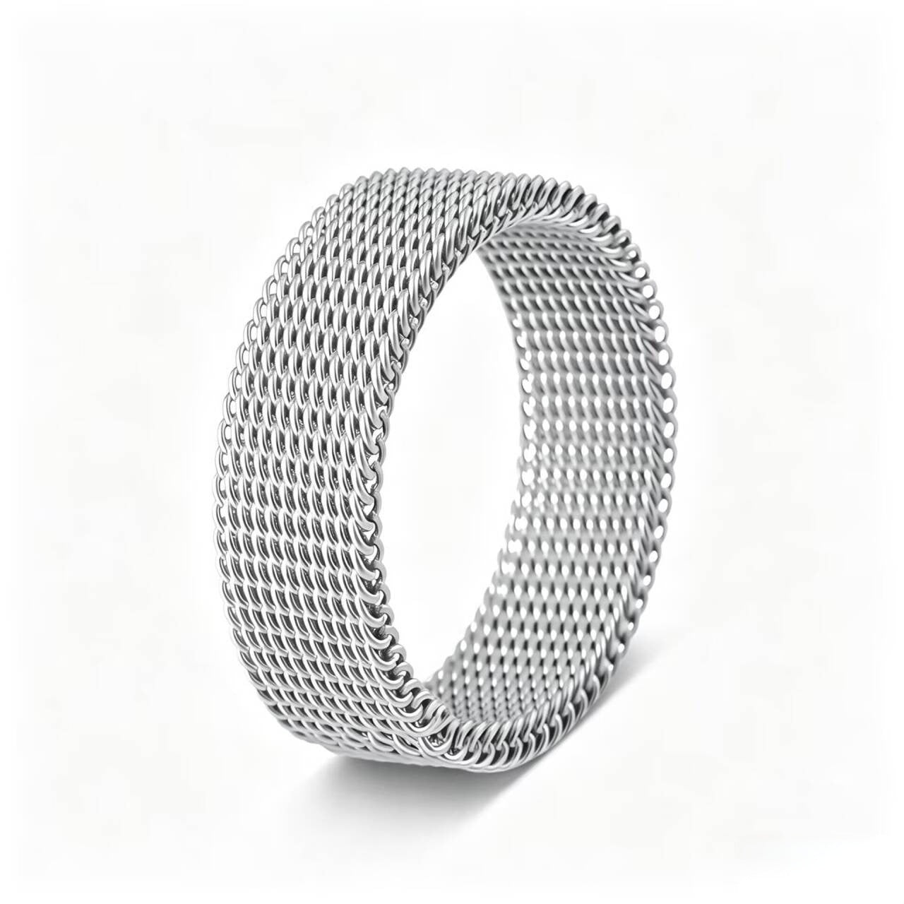 Damen Mesh Armreif aus hochwertigem Edelstahl Shop Nory