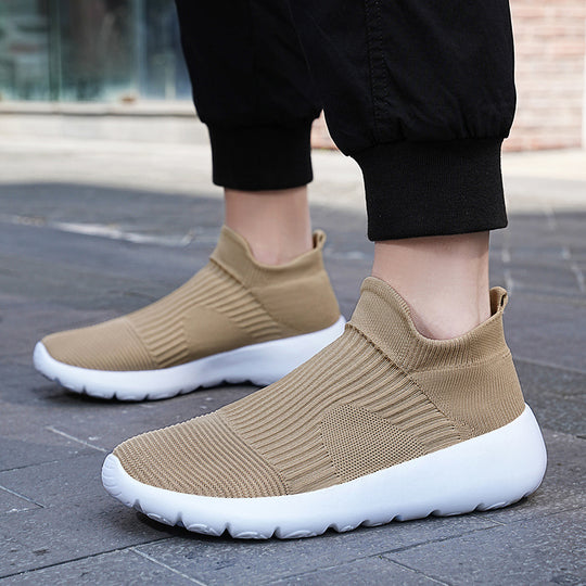 Unisex Elastischer Strick-Slipper mit nahtlosem Schaft und ergonomischer Leichtsohle Shopy Nory